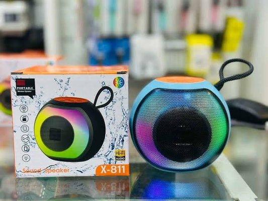 Rock Light Boom bass Wireless Speaker Sound/Upto 4 hrs Playtime/Multiple connectivity Modes