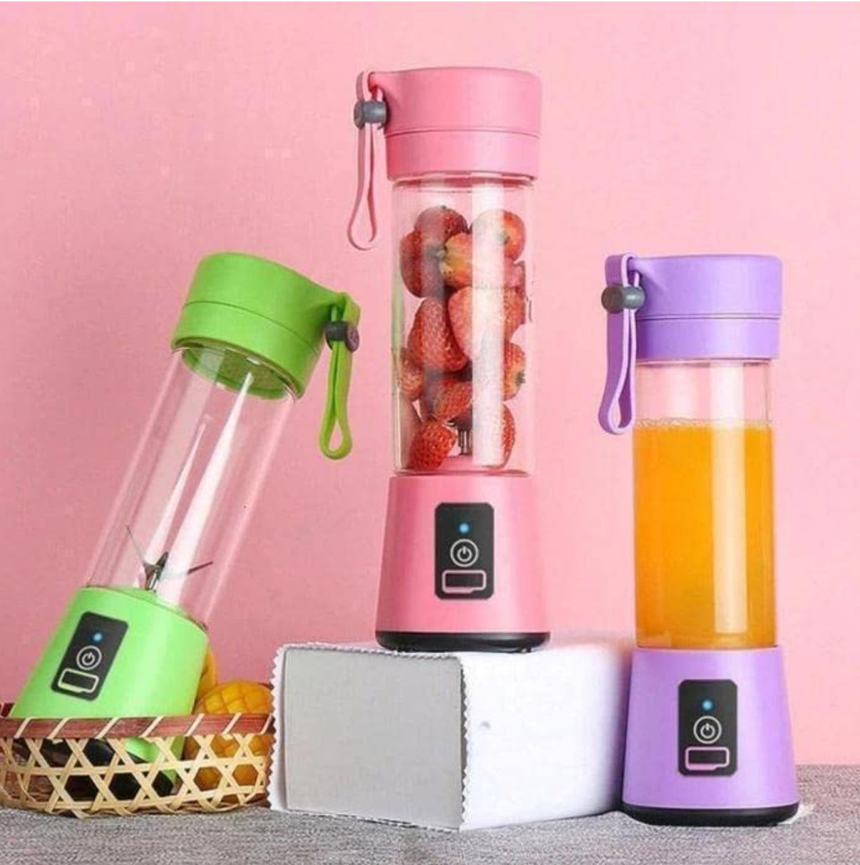 Portable Blender 450 ml, USB Rechargeable Battery