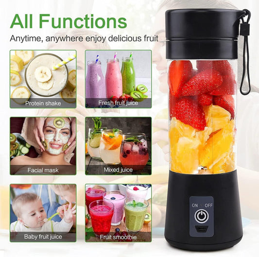 Portable Blender 450 ml, USB Rechargeable Battery