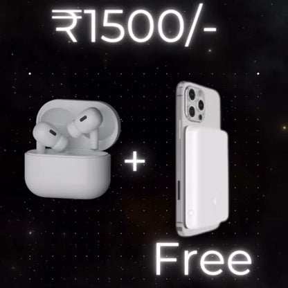 Air Pro 2nd Generation with Free 5000mah Powerbank | 100% Warranty Covered ⭐⭐⭐⭐⭐ 4.9/5 - (586+ Reviews)