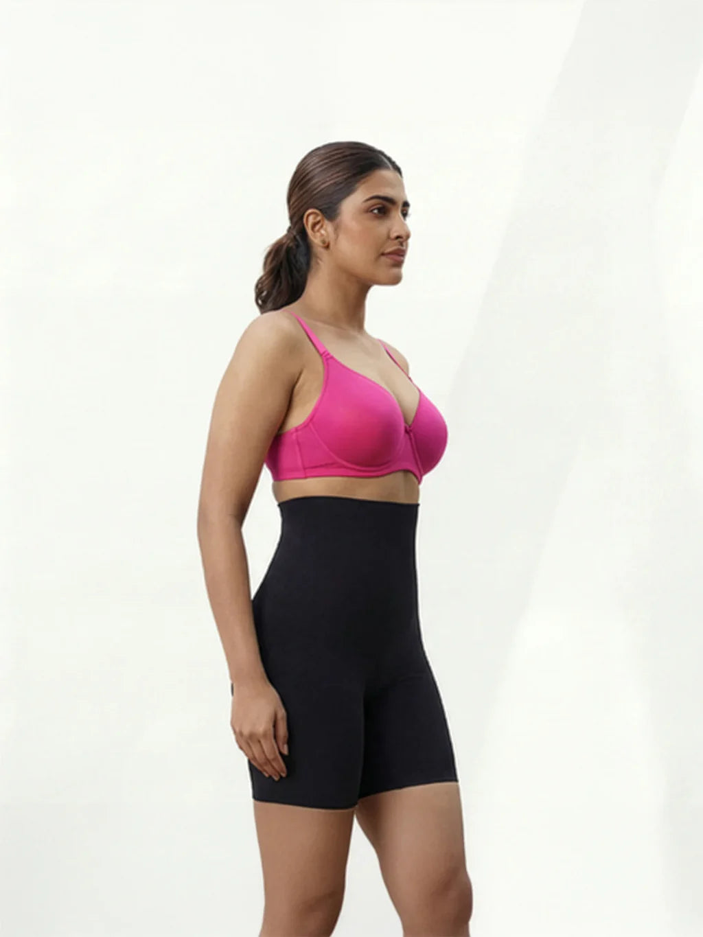 4-in-1 Shaper - Quick Slim Shape Wear Tummy, Back, Thighs, Hips - Black/Efffective Seamless Tummy Tucker Shapewear Body Shaper